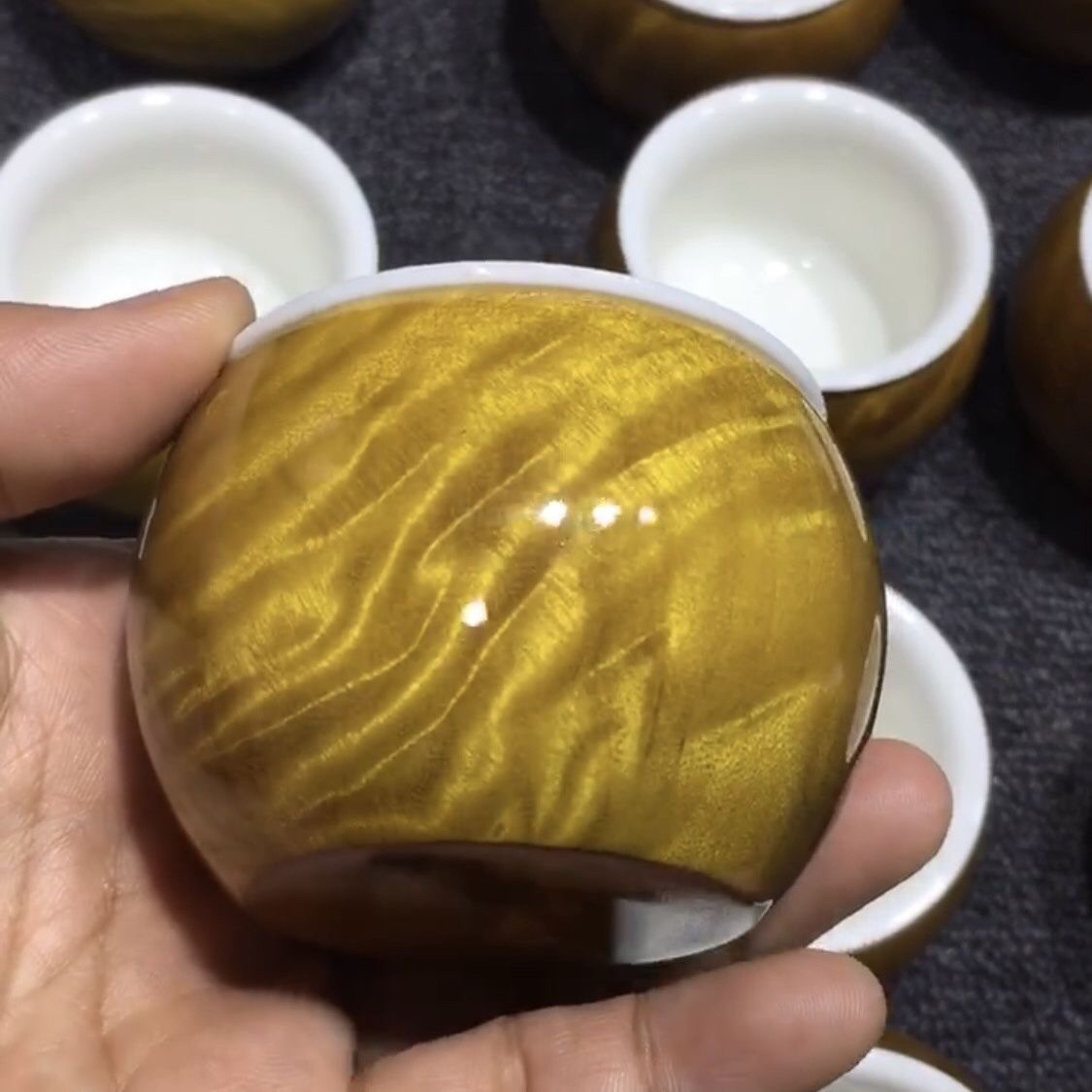 金丝楠茶杯 酒杯 乌木阴沉木茶杯套装 商务礼品刻字logo厂家批发