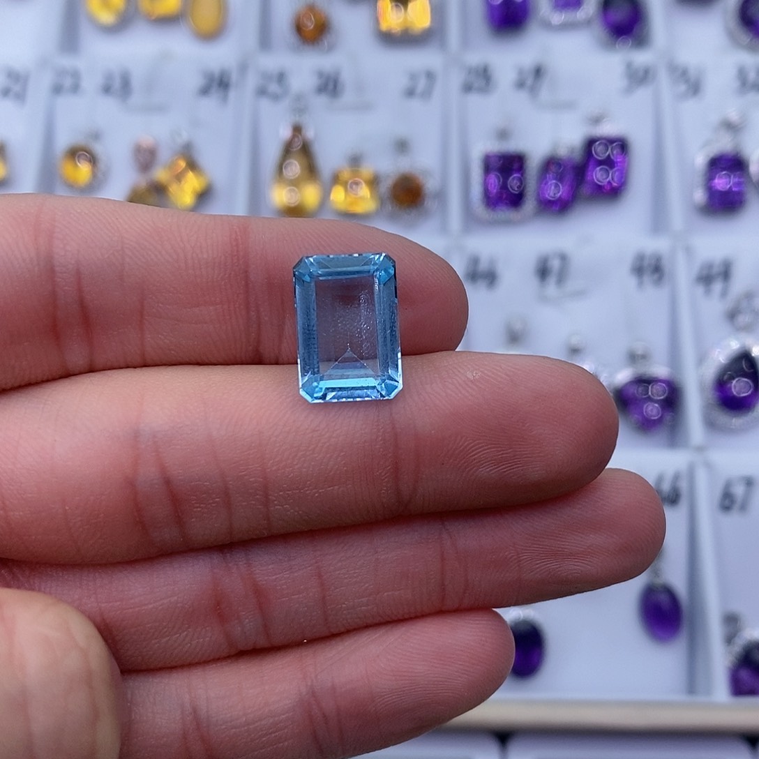 托帕石天然托帕石裸石定制吊坠未镶嵌果*宝