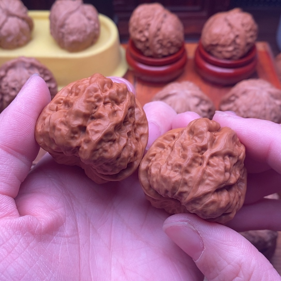 文玩核桃把件育****享蛤蟆头38