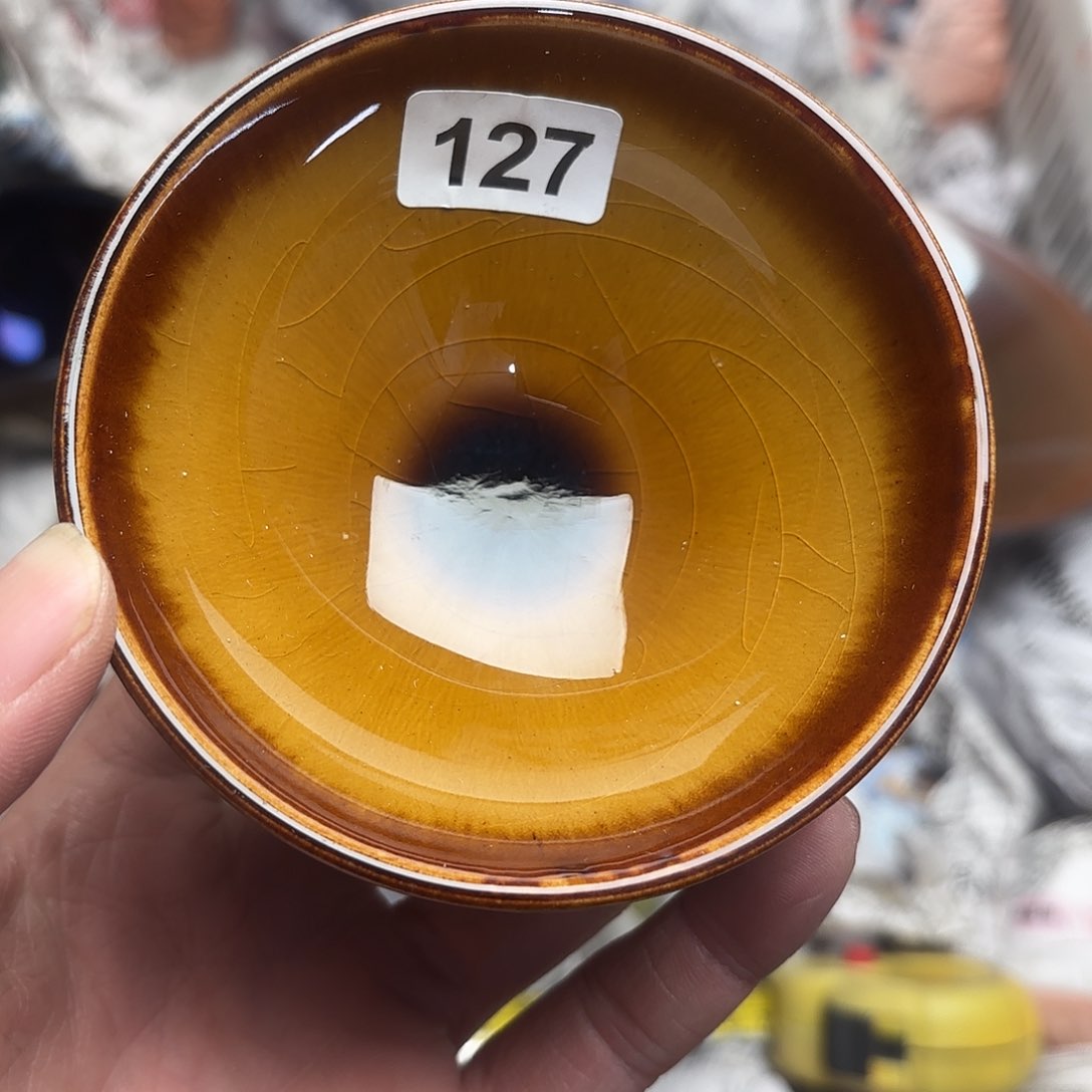 茶盏建盏 主人杯一只微瑕
