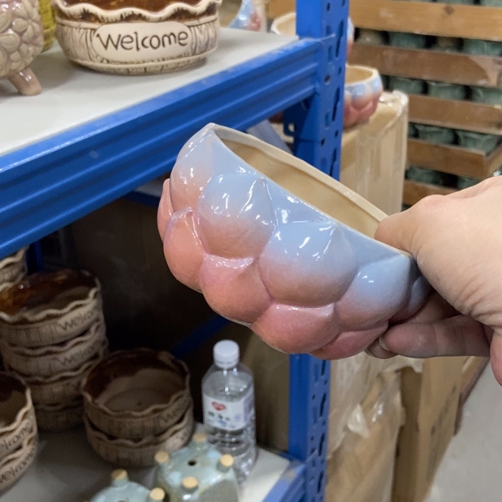 陶瓷花盆单场满9.9发11*6