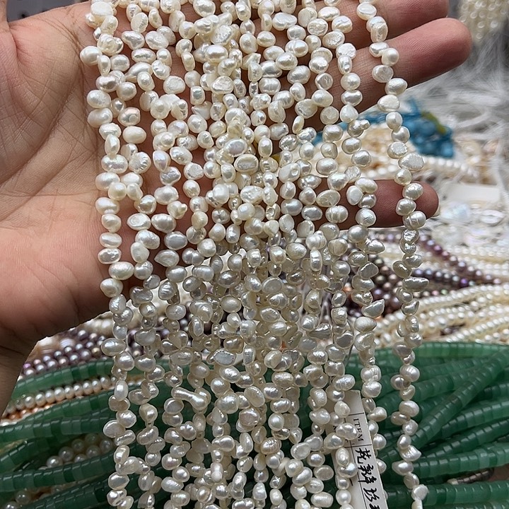 未镶嵌玛瑙/玉髓珠宝半成品一条花瓣巴洛克珍珠