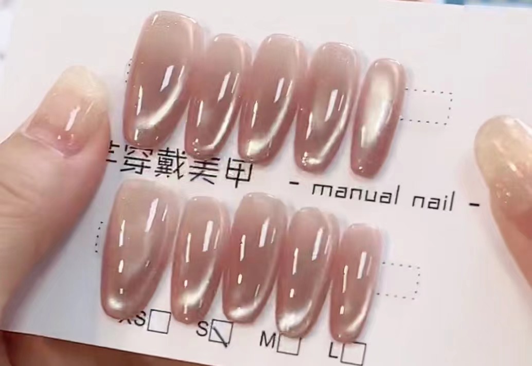 【紫水光】纯手工定制纯手工穿戴甲10片装