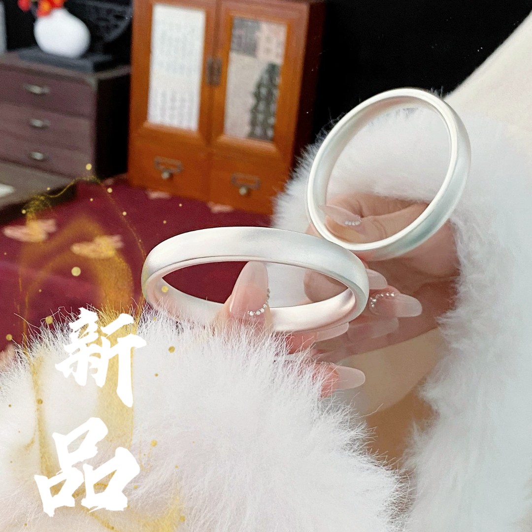 足银手镯 43号-轮胎古法【闭口】手镯1