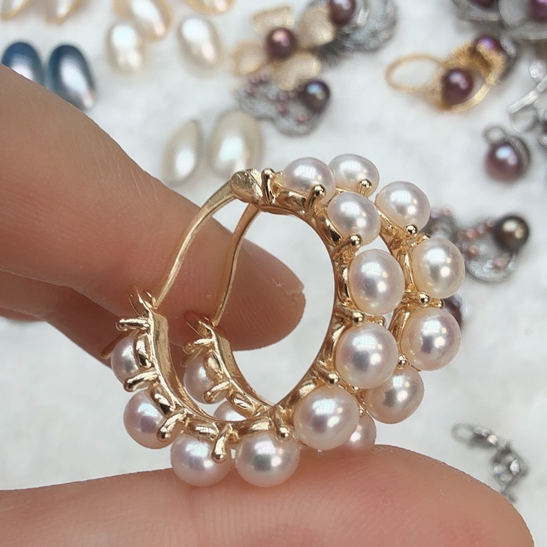 耳饰淡水珍珠未镶嵌