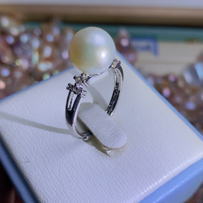 【闪购商品】淡水珍珠天然淡水珍珠（微瑕）合金