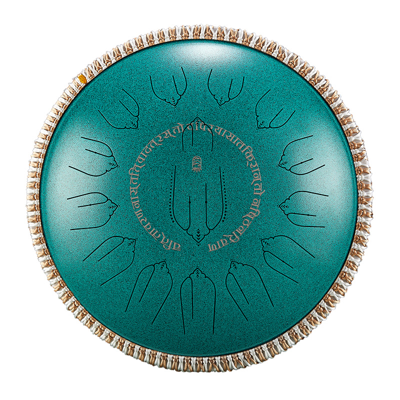 鲁儒新款EQ臻品14寸15音钛金钢空灵鼓C大调疗愈系列效果是真好