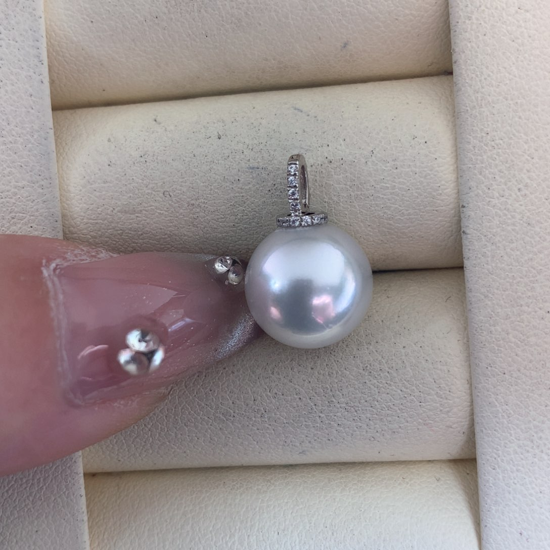 海水珍珠颈饰18K金镶嵌