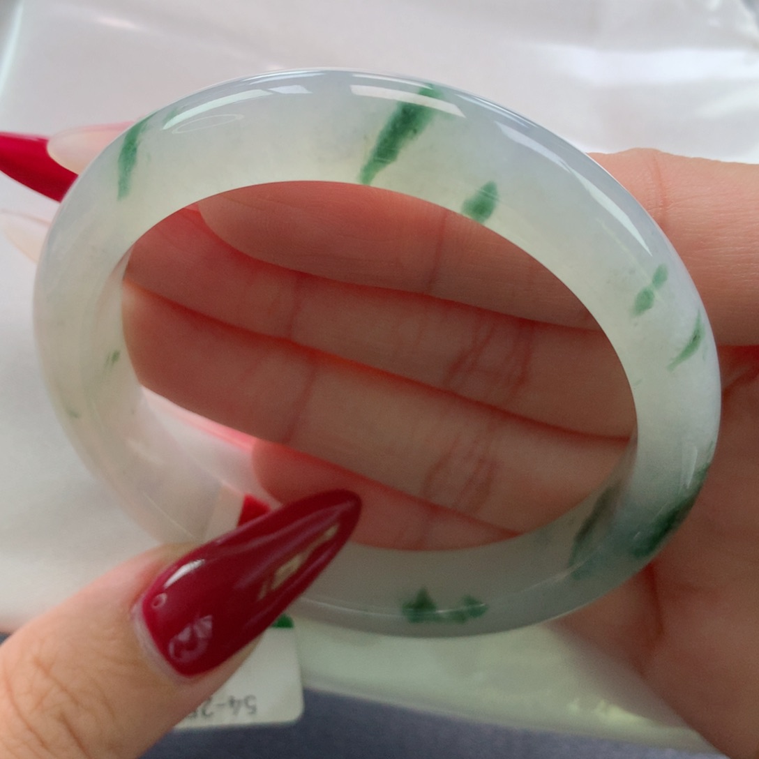 未镶嵌手镯翡翠缅甸天然翡翠A货54