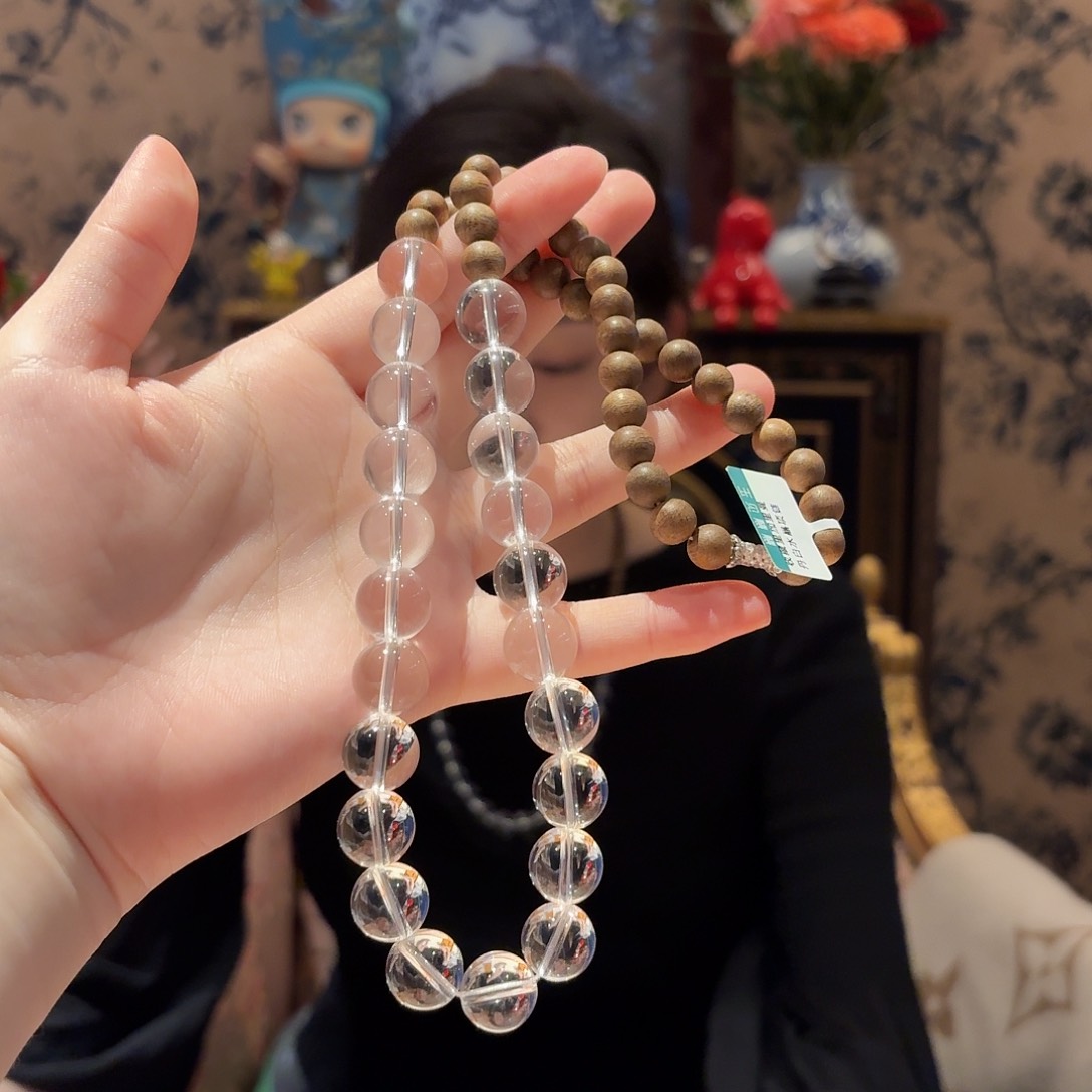 水晶颈饰未镶嵌多样性发其一