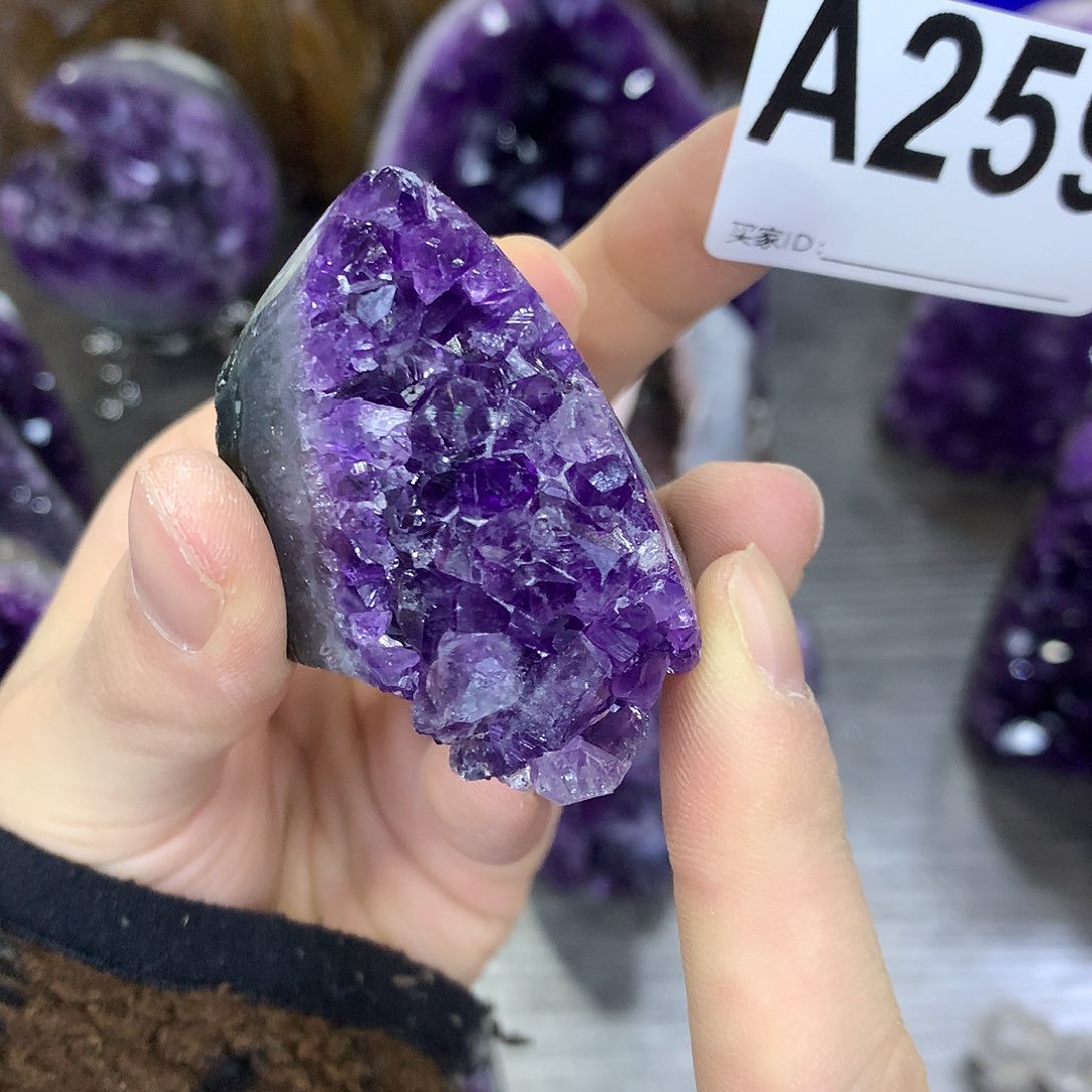紫晶珠宝半成品未镶嵌259
