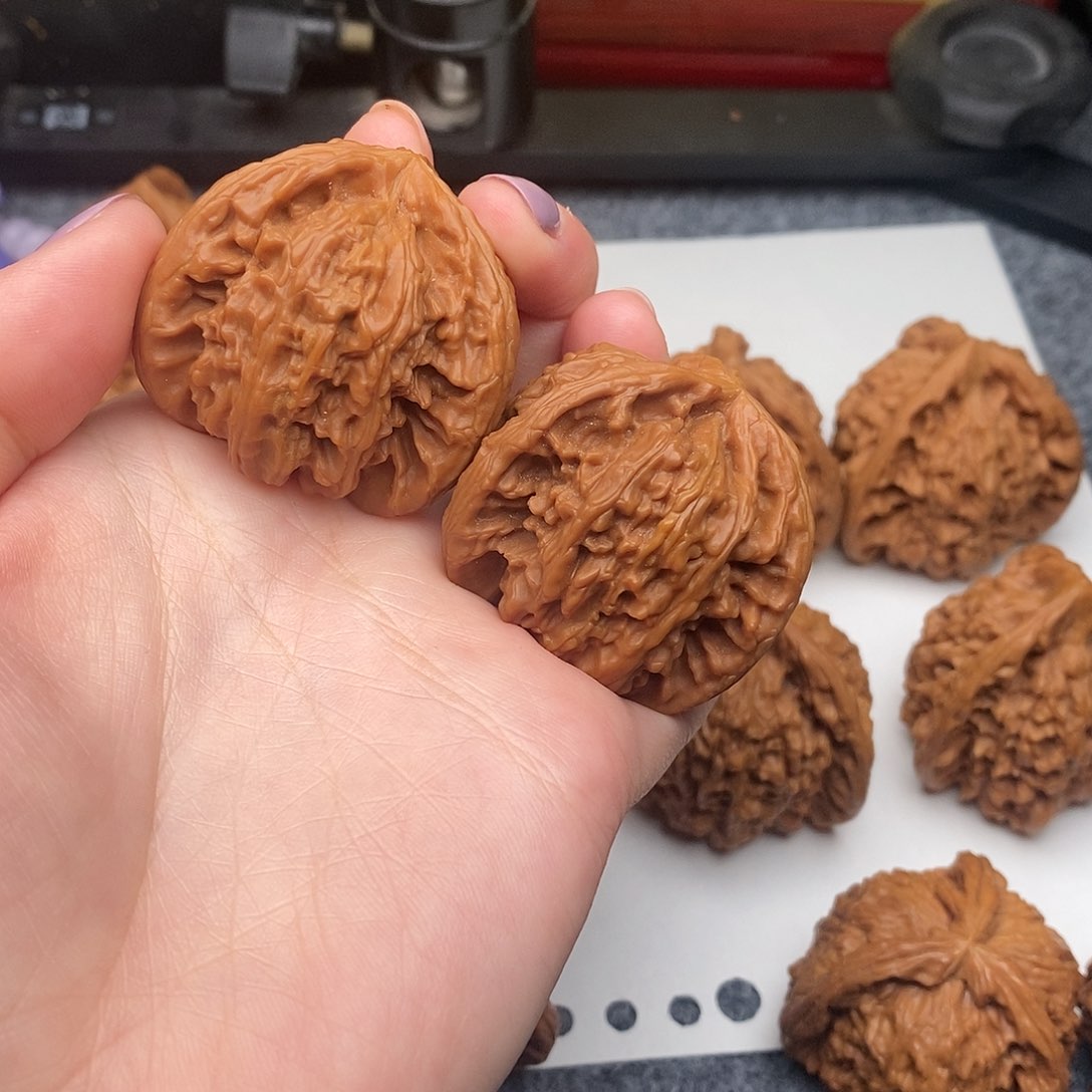 吊坠文玩核桃枪*