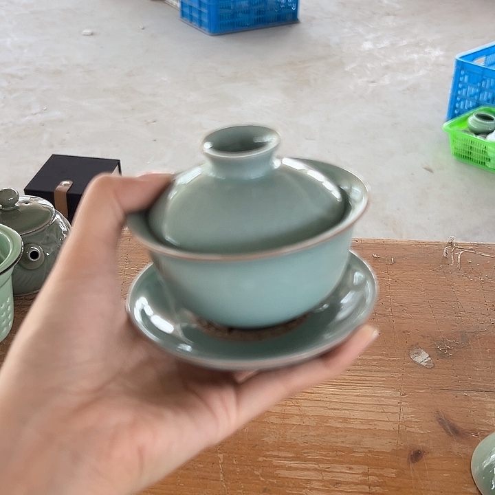 小米茶器龙泉青瓷
