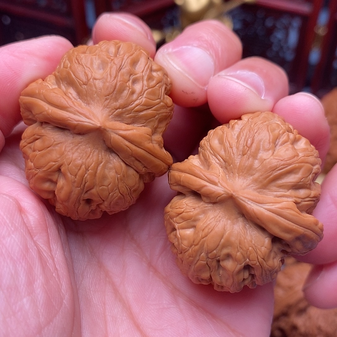 把件文玩核桃全品毕业元宝37尺