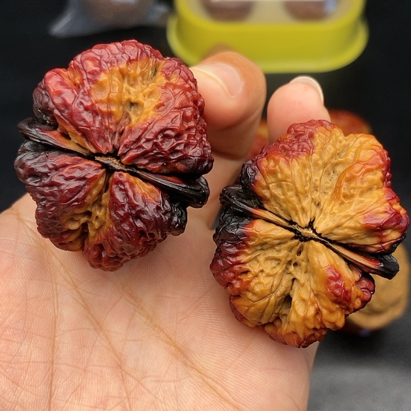 【闪购商品】把件文玩核桃42尺蝴蝶蟾