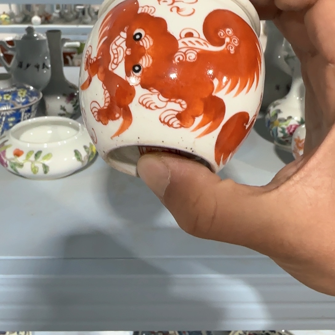 瓷片摆件手绘瓷器全部处理了吧