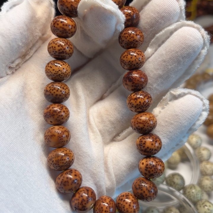 星月菩提手串1210苹果珠陈化料