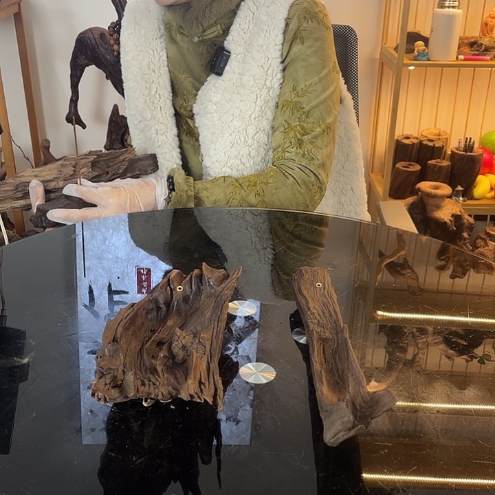 雾***景纯天然原木手工制作