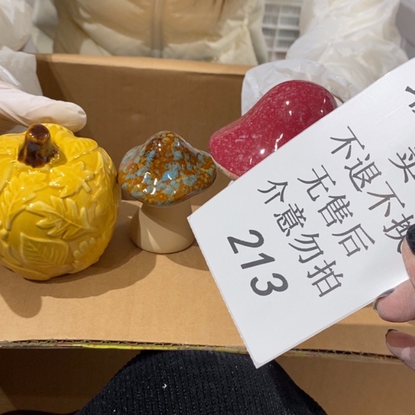 【闪购商品】摆件用****3陶瓷摆件瑕疵特卖
