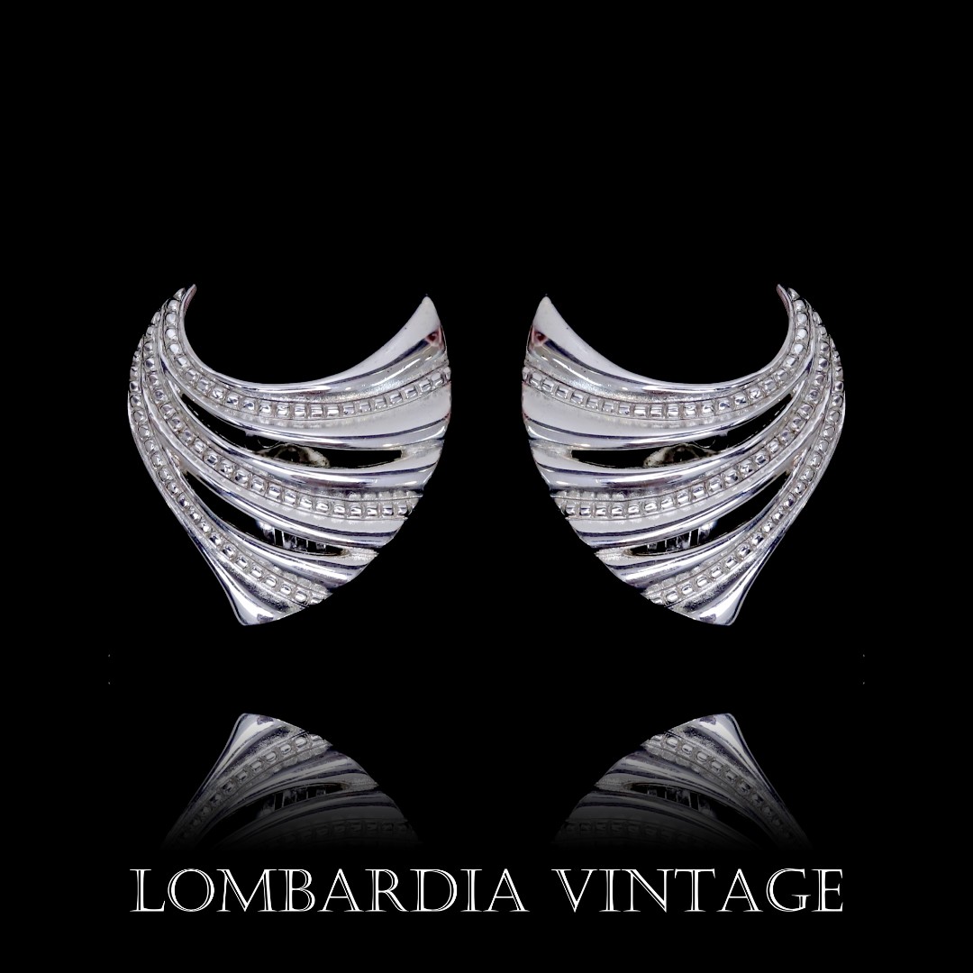 合金耳饰 复古耳夹时尚气质 耳夹 银色耳夹 大牌质感