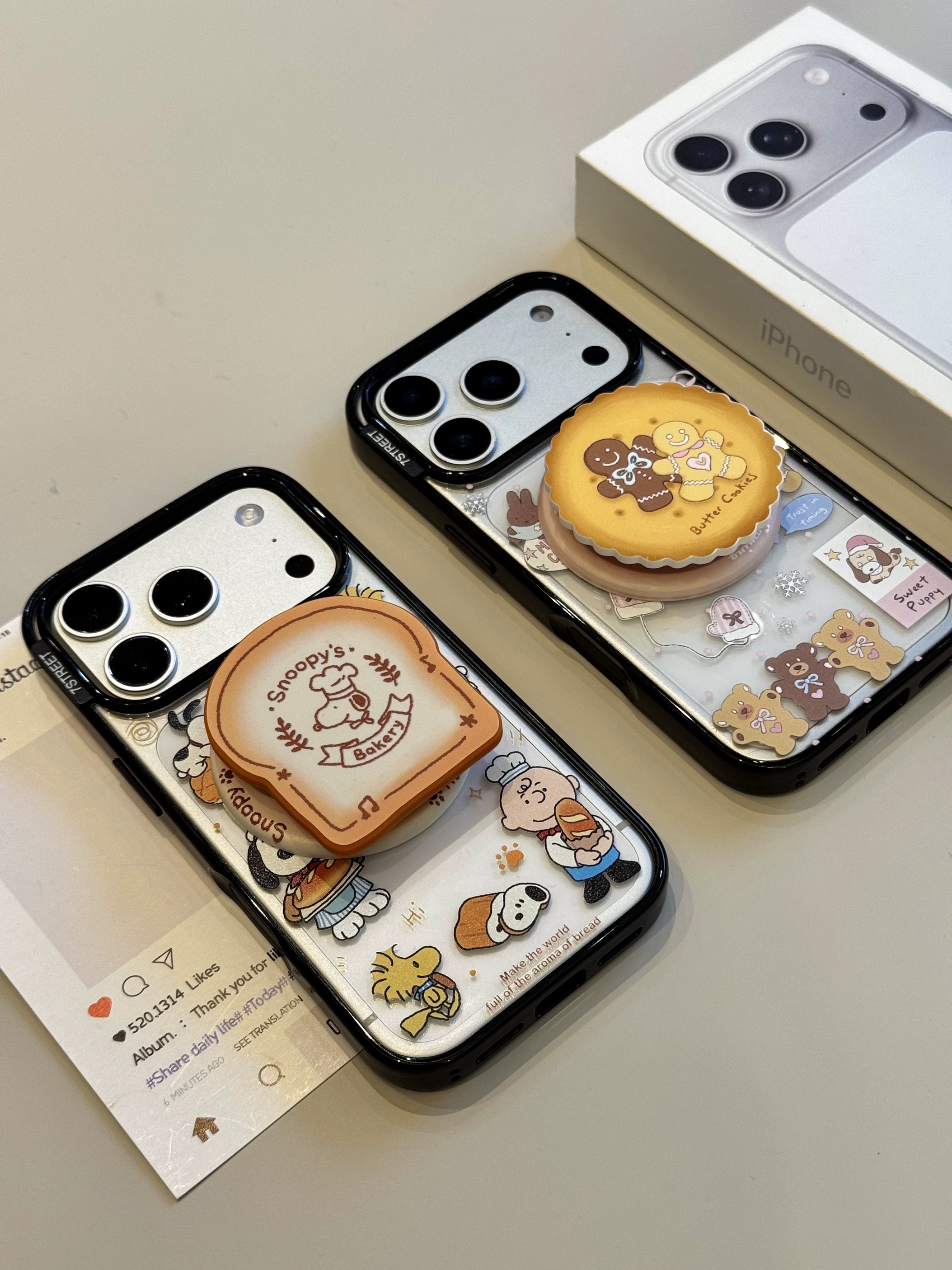 【贝贝壳】超薄亚克力包按键苹果手机壳适用于iPhone17promax/16/15