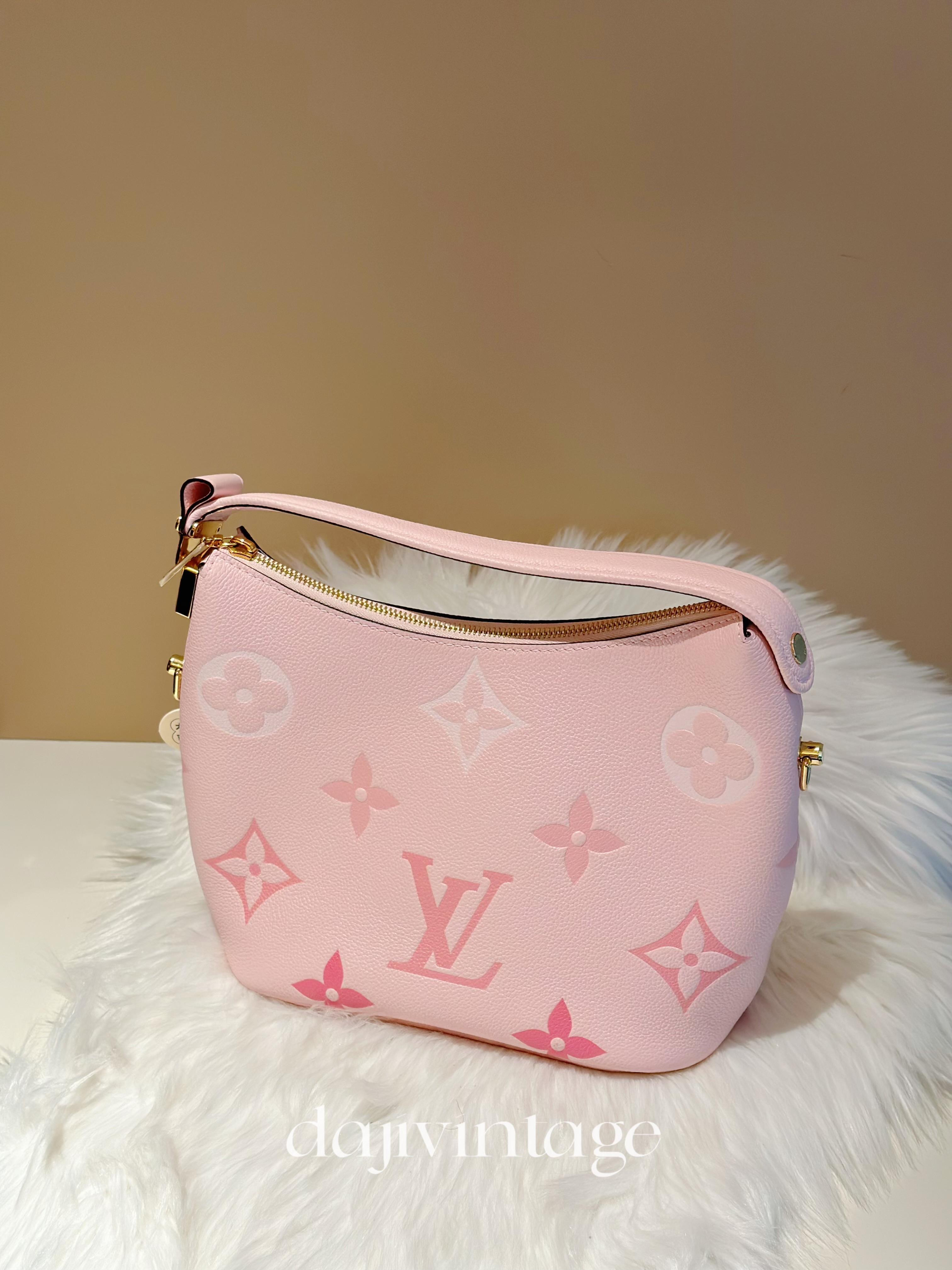 99新 LV 大吉中古3/lv路易威登草莓棉花糖hobo斜挎包