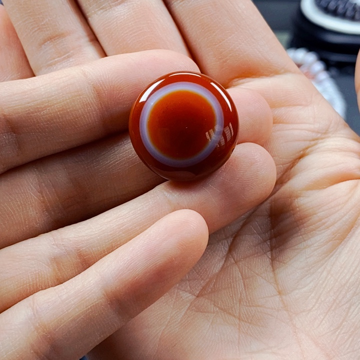 玛瑙/玉髓手链合金艳*玛瑙板珠