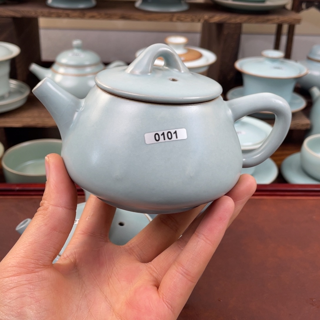 瑕疵仿古手工石瓢壶101壶号…………$