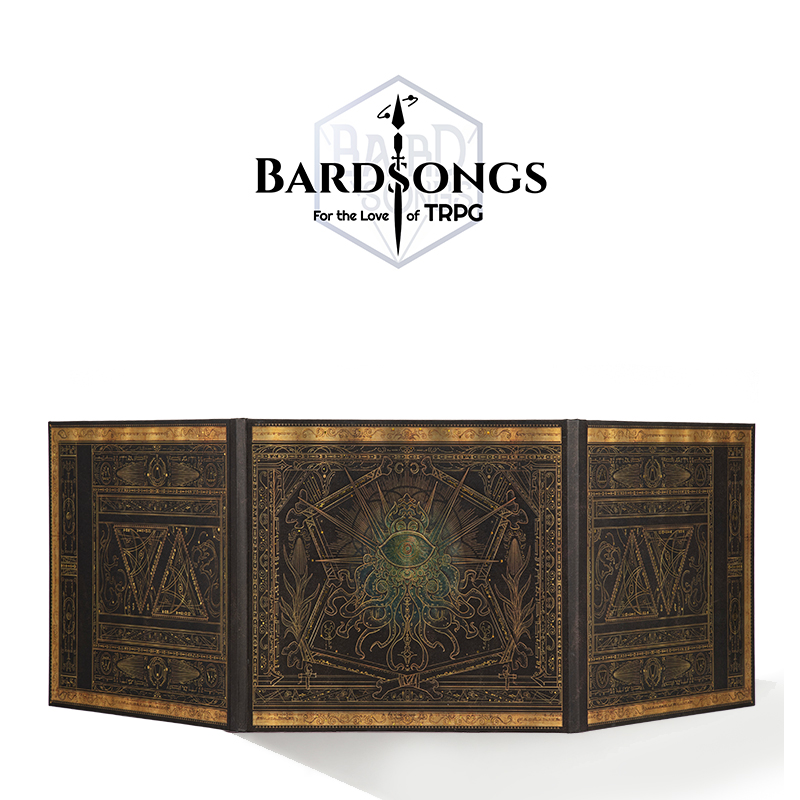 帷幕桌面围挡个性收藏办公学习课桌隔板屏风挡板遮光克苏鲁神话