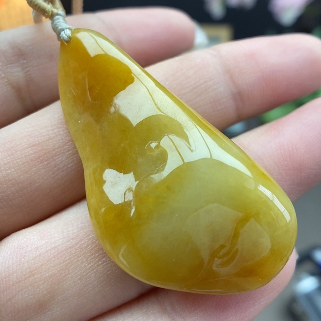 翡翠未镶嵌颈饰吊坠3