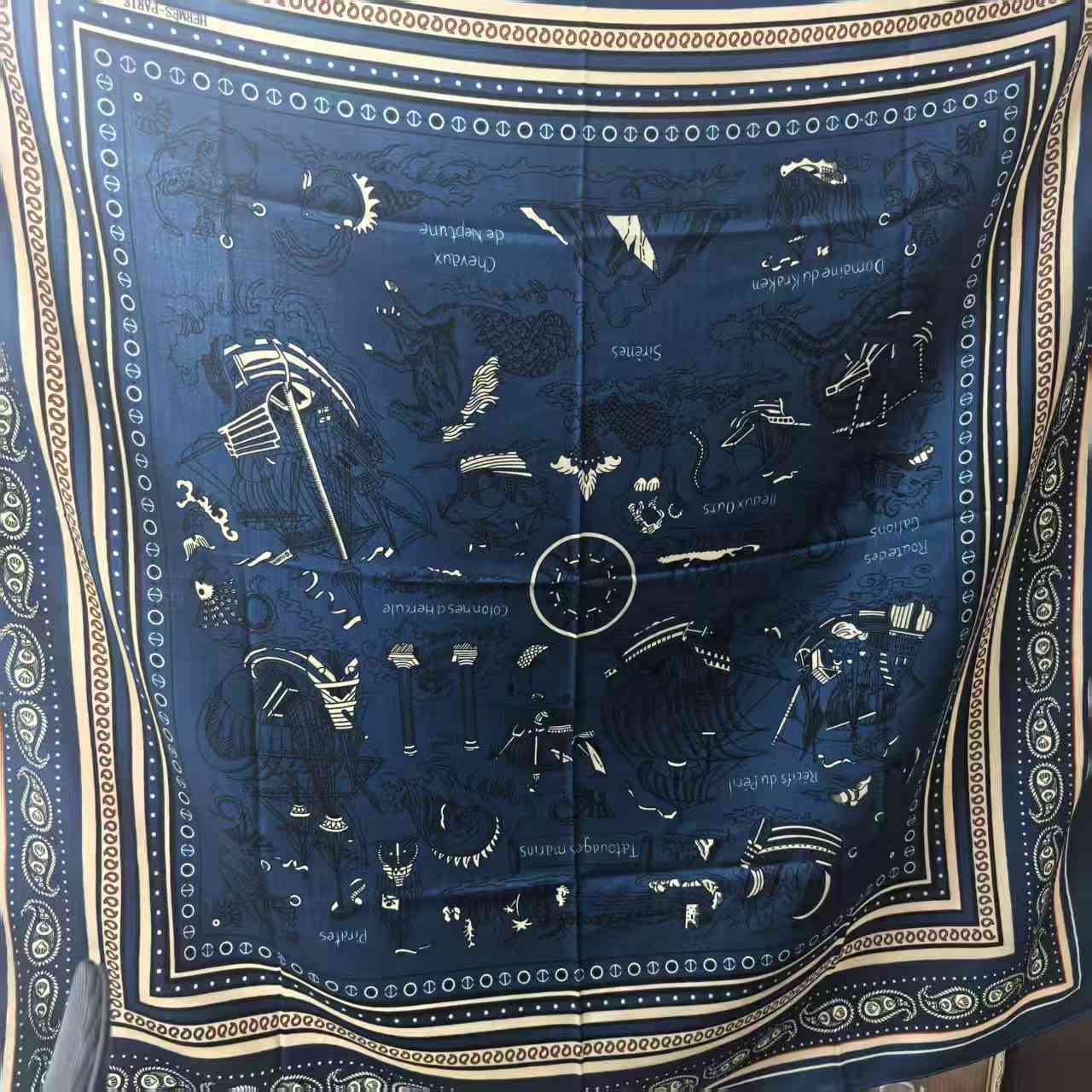 99新 Hermes/爱马仕  海囤J/爱马仕围巾/my51205