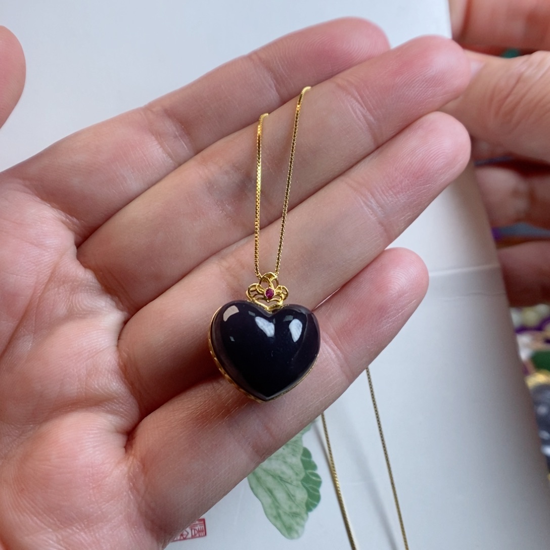 和田玉手链18K金镶嵌