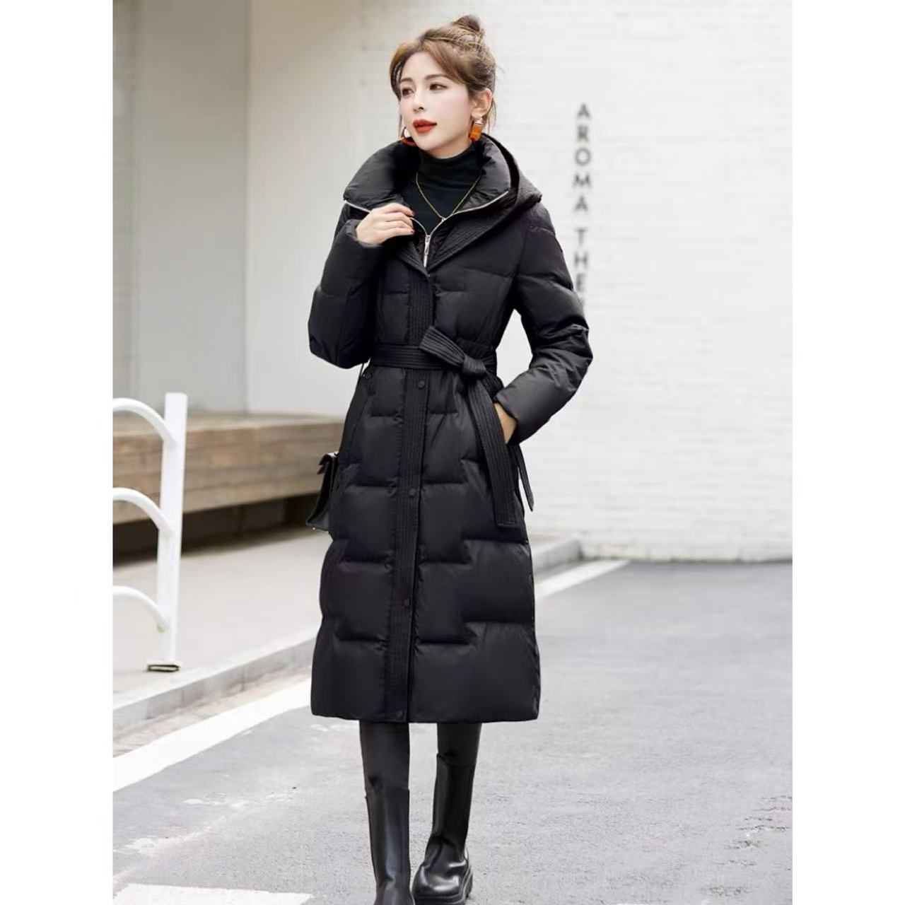 【羽绒服】冬季保暖厚款宽松羽绒外套百搭女装12617[SPC]J