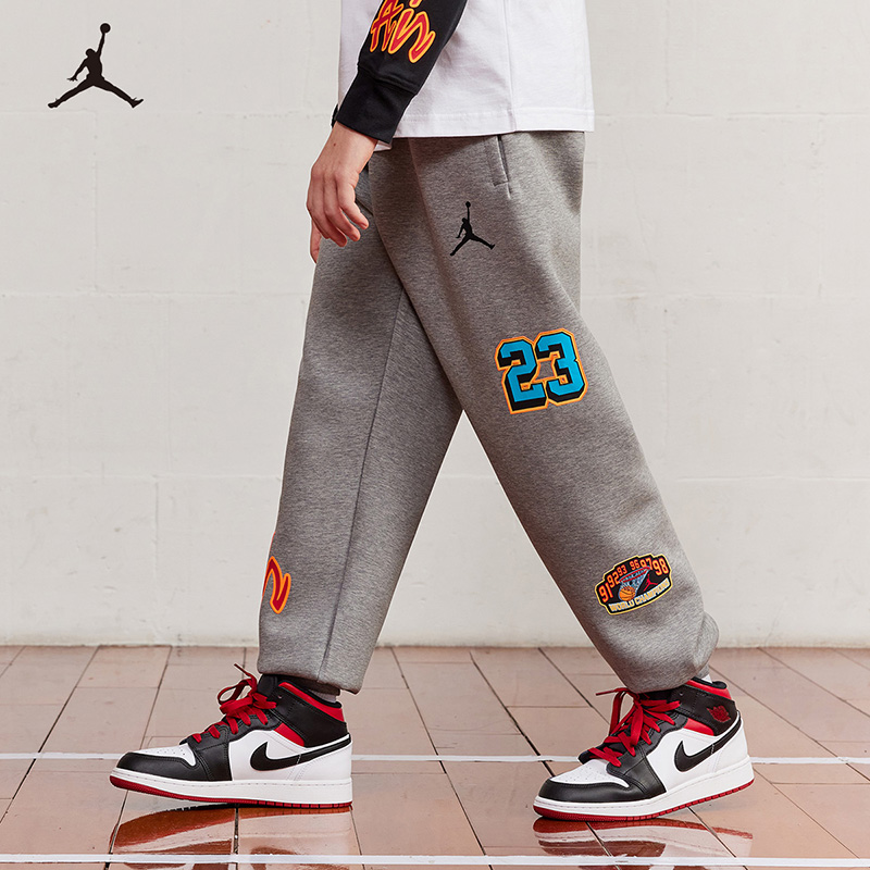 AIRJORDAN春秋时尚童装长裤男童运动针织长裤童裤C777