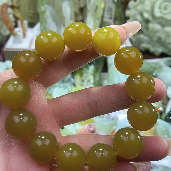 岫玉岫玉手链未镶嵌