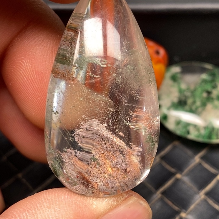 水晶颈饰未镶嵌水晶挂坠