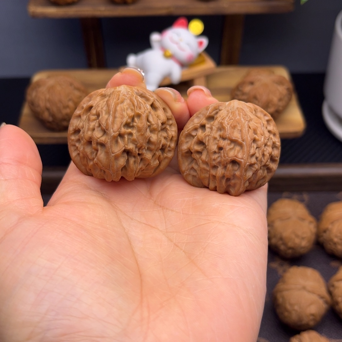 把件文玩核桃磨盘 40 全品白茬