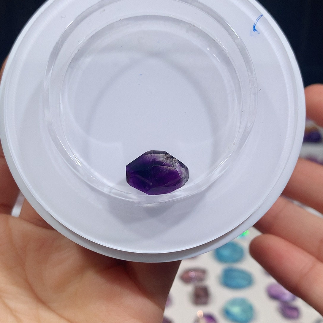 未镶嵌珠宝半成品水晶福利超七随行打孔定制不退换