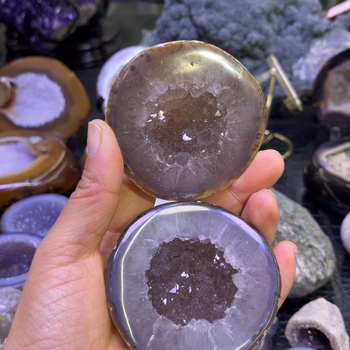 珠宝半成品水晶14K金镶嵌