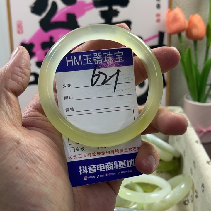 蛇纹石玉手镯未镶嵌179