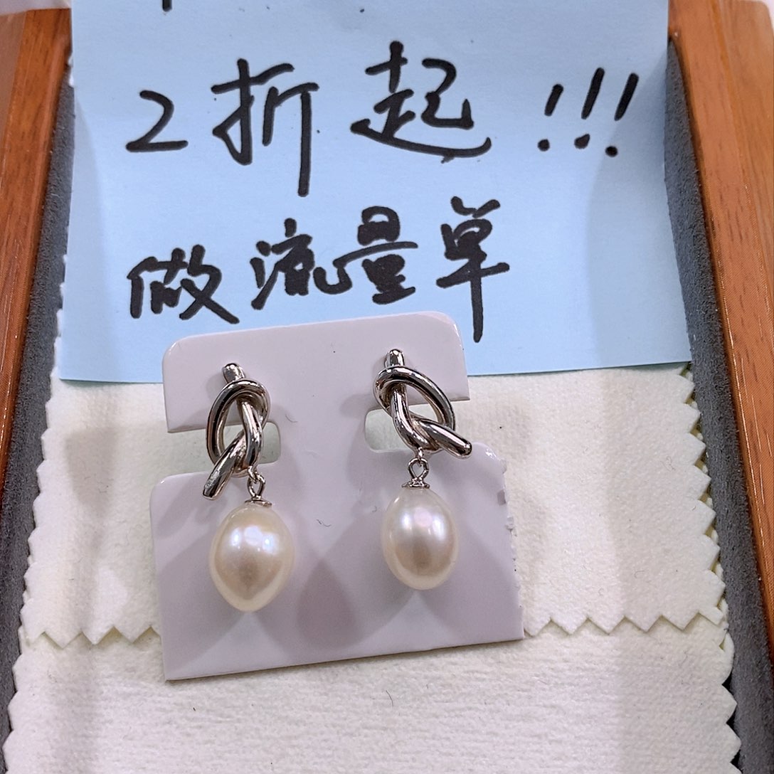 银S925镶嵌淡水珍珠特价秒杀正版珠宝级别淡水珍珠设计款