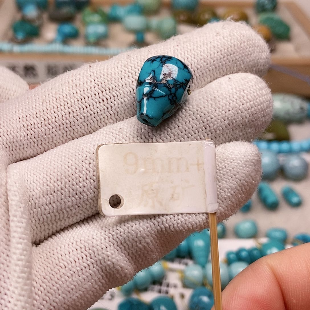 未镶嵌绿松石珠宝半成品