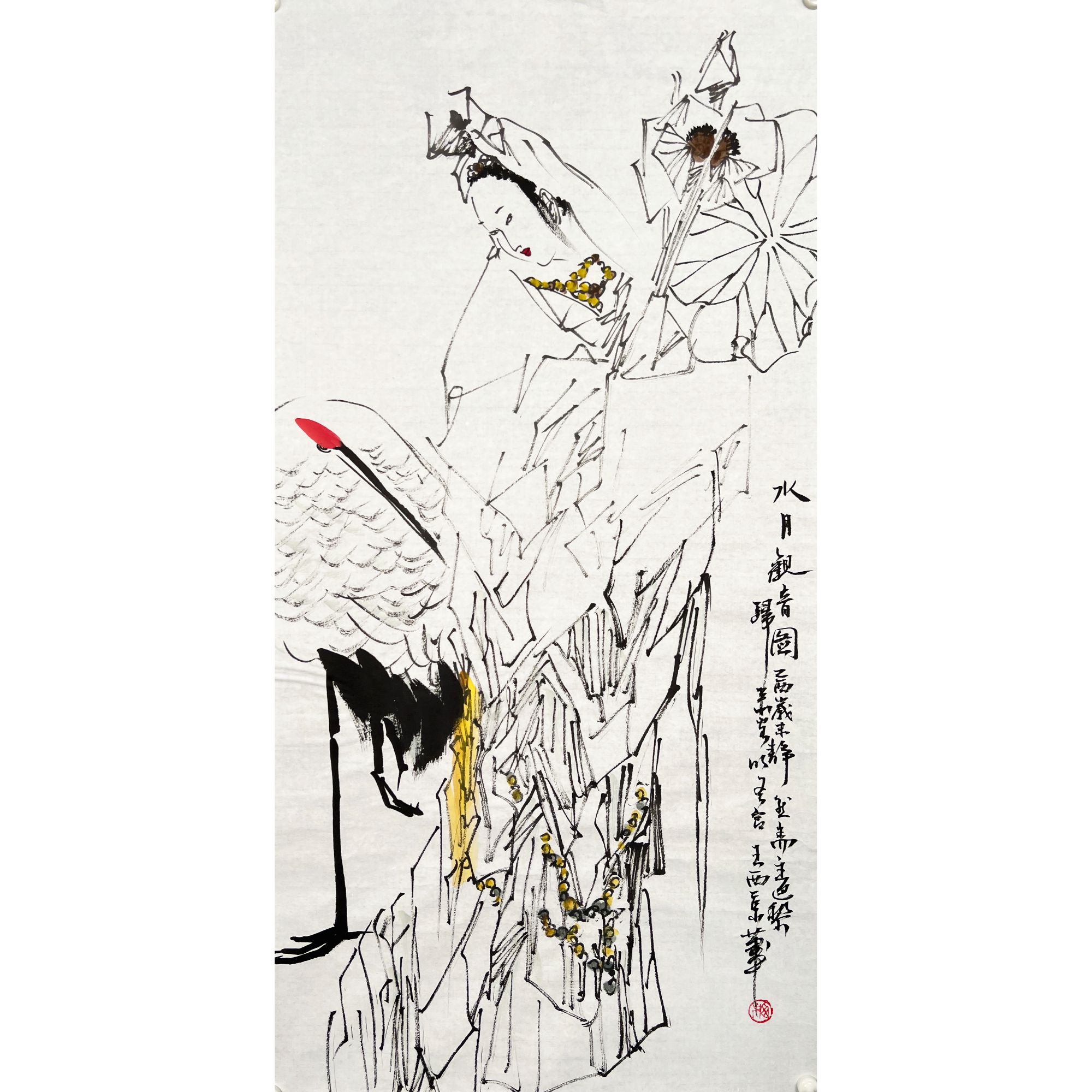 ZR10365-王西京绘画69x50cm/约3平尺