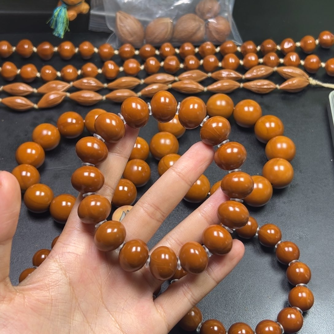 L***n橄榄核铁核算盘珠1.6