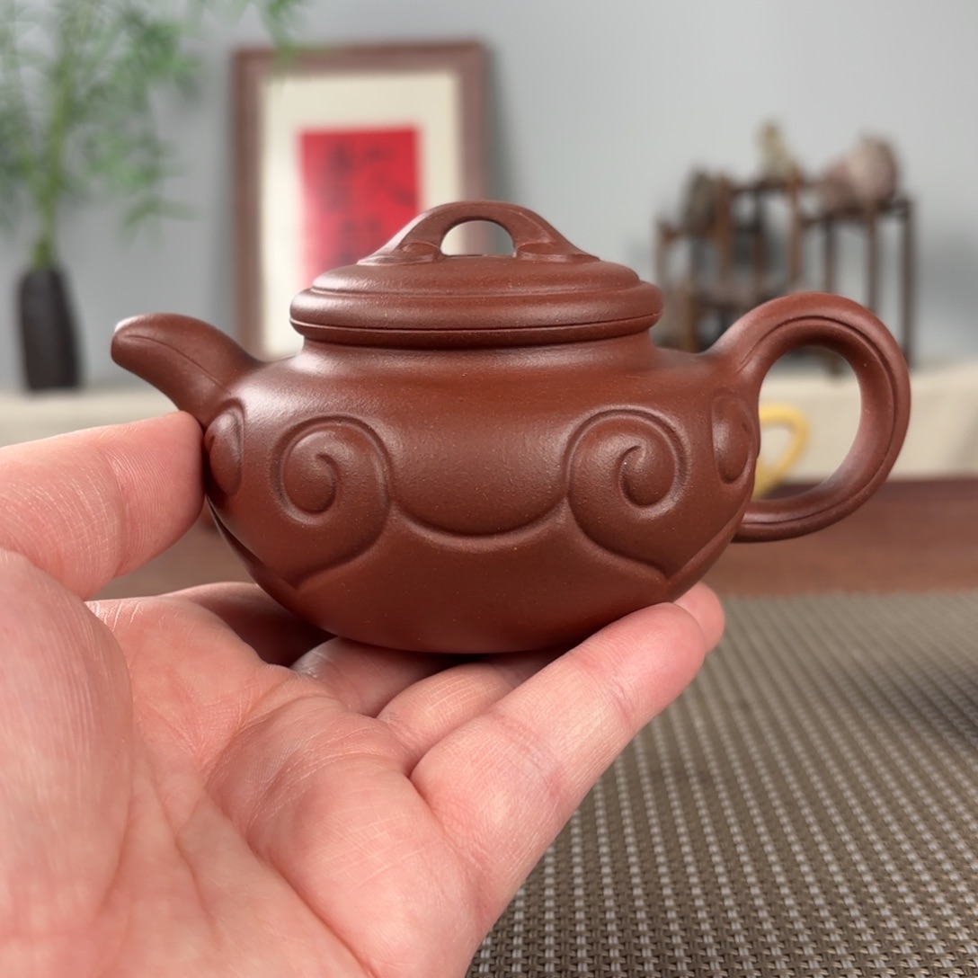 紫砂茶壶黄龙山原矿紫砂壶250