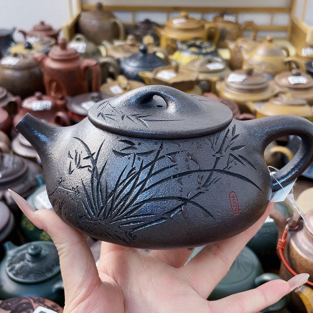 茶壶紫砂紫砂微瑕