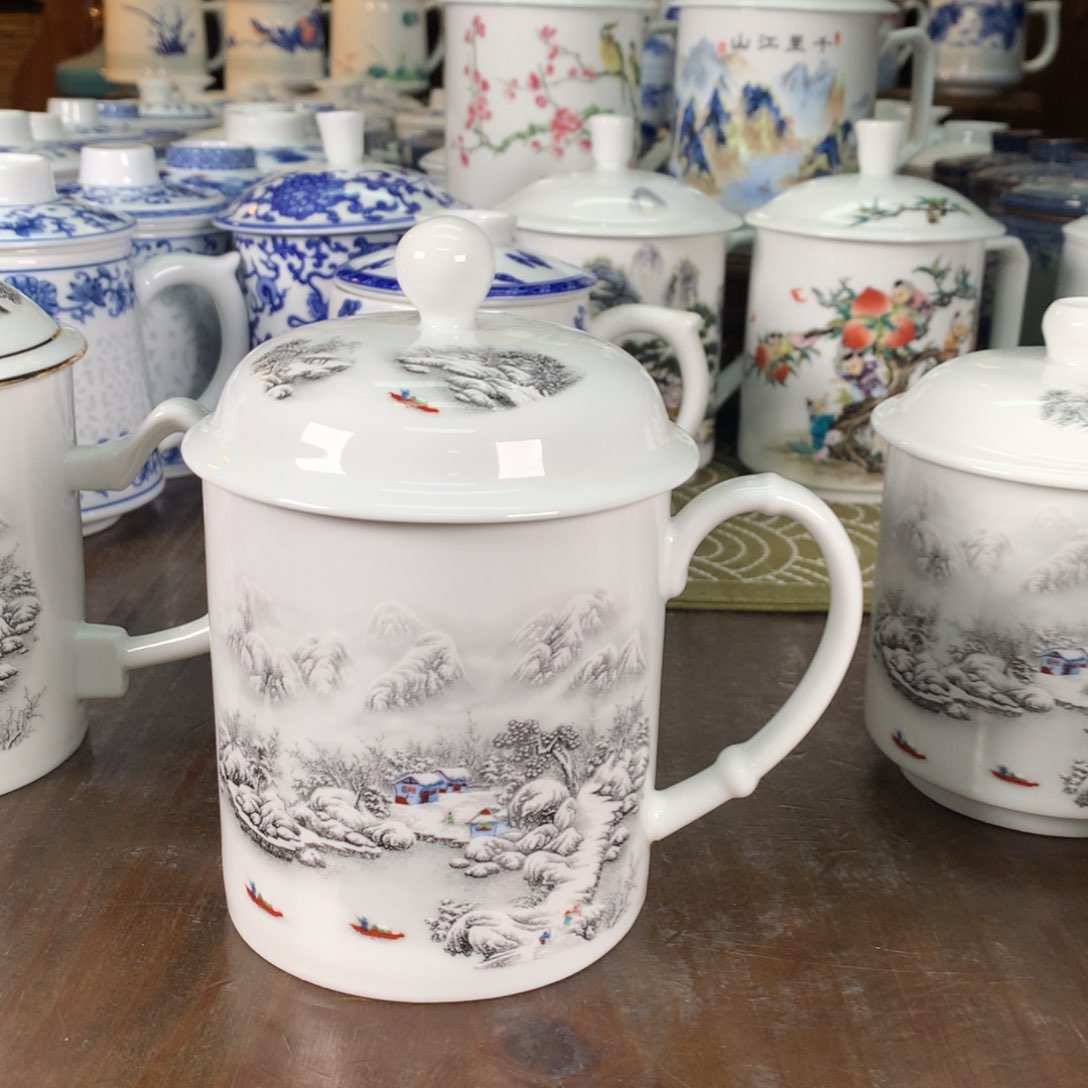 景德镇陶瓷高温办公杯