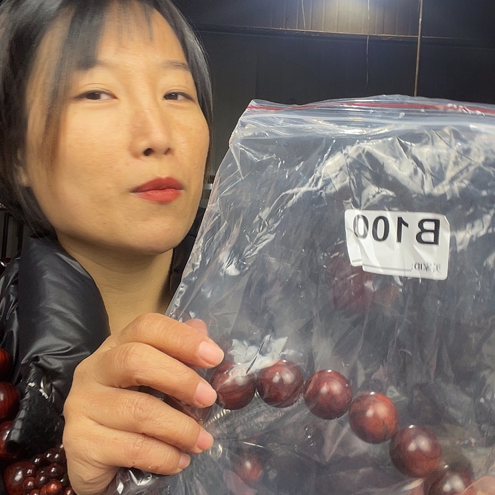 财***娘东非黑黄檀（紫光檀）100