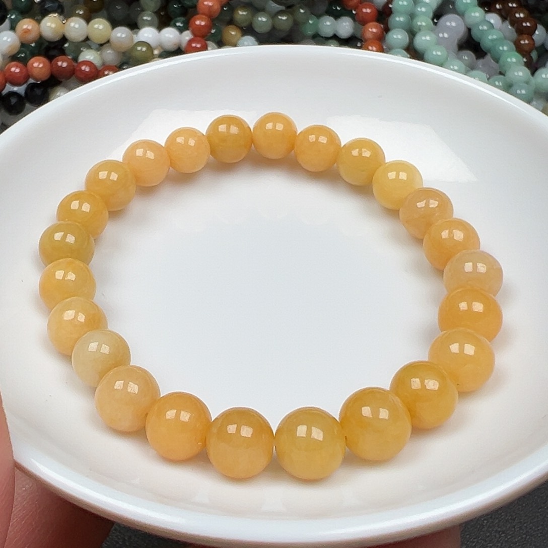 翡翠手链未镶嵌巩****制货主老华