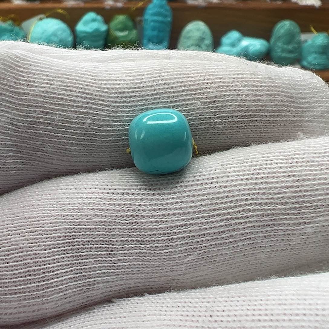 绿松石老型珠 未镶嵌